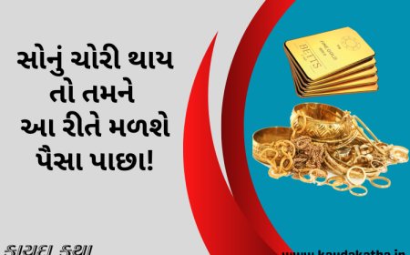 સોનું ચોરી થાય તો તમને આ રીતે મળશે પૈસા પાછા!