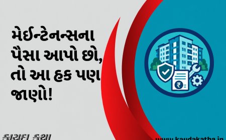 મેઈન્ટેનન્સના પૈસા આપો છો, તો આ હક પણ જાણો!