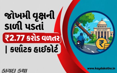 જોખમી વૃક્ષની ડાળી પડતાં ₹2.77 કરોડ વળતર | કર્ણાટક હાઈકોર્ટ